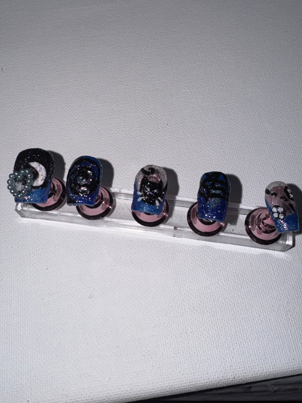 Coraline 💙 | Press-On Nails (Short length)