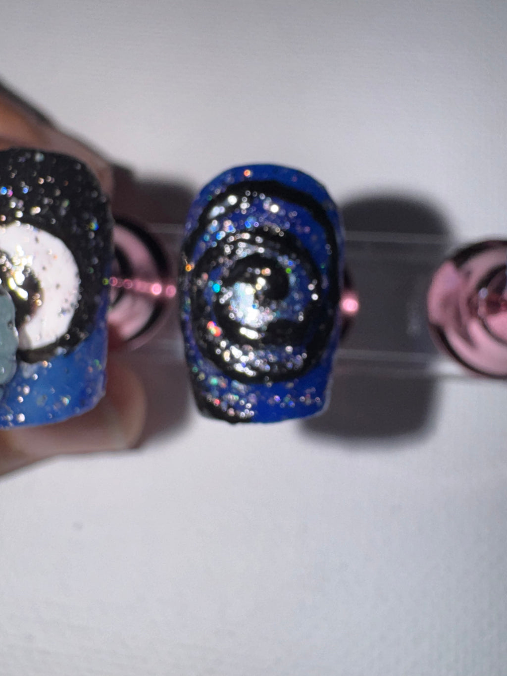 Coraline 💙 | Press-On Nails (Short length)